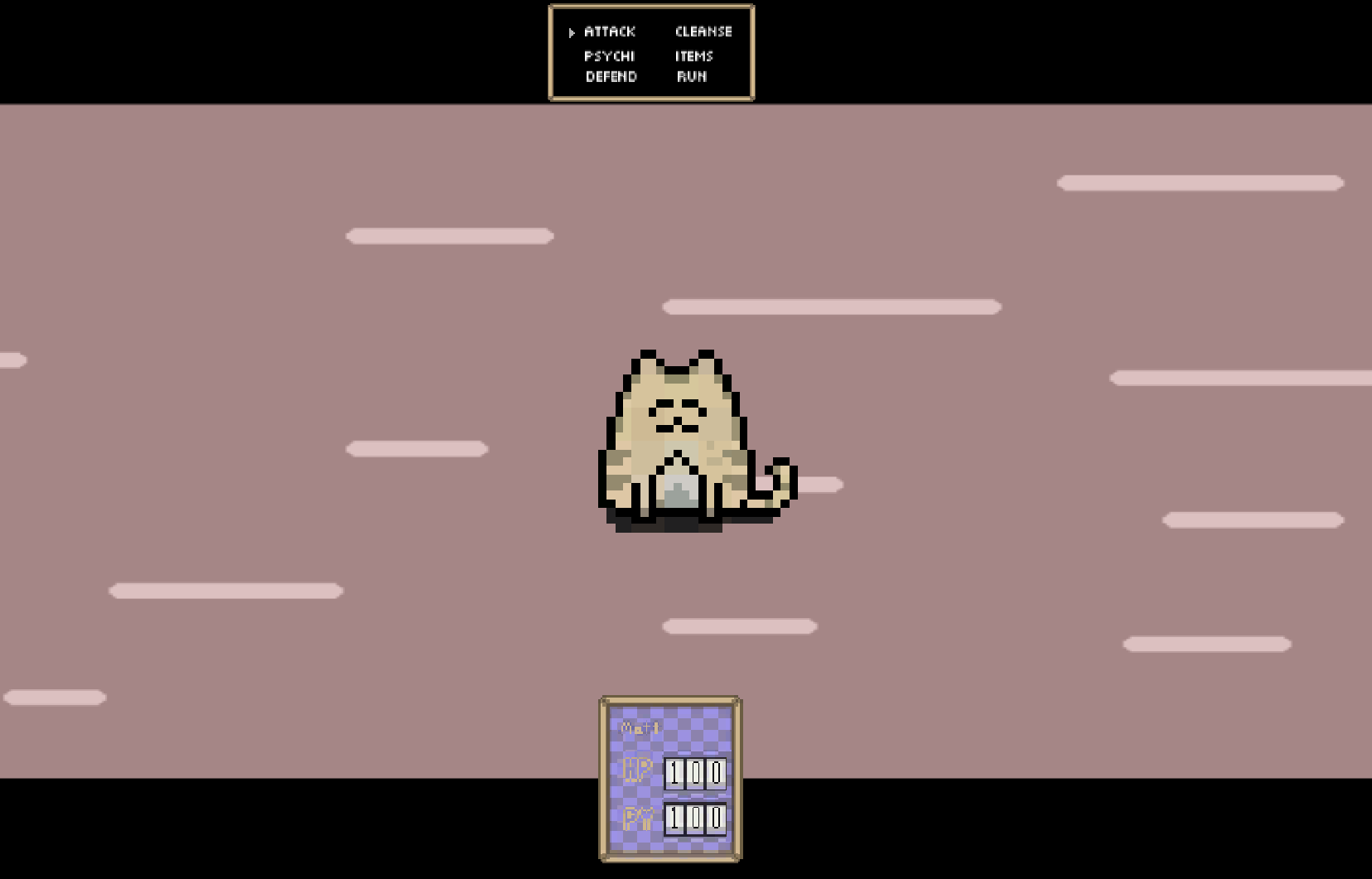 Moonrise Mountain screenshot - cat enemy encounter